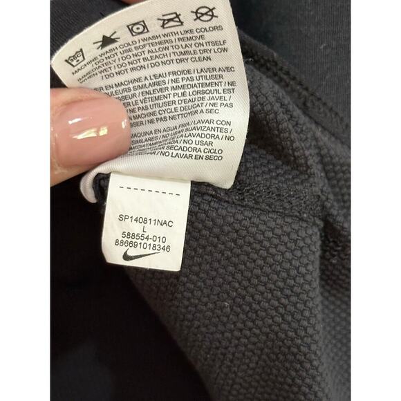 Nike Womens Gray Dri-Fit Sprint Long Sleeves Crew Neck Running Shirt Size Large - Picture 6 of 7